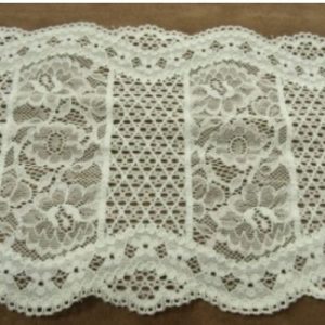DENTELLE DE CALAIS vert d'eau 16 cm