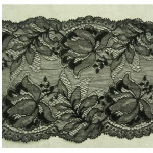 DENTELLE DE CALAIS noire leavers 15,5 cm
