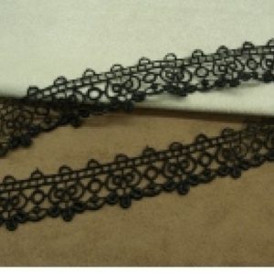 GUIPURE/MACRAME NOIR 2,5 cm