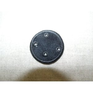 écusson thermocollant motif: noir a 4 trou,4 cm