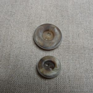 bouton marbré à 2 trous