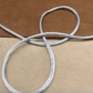 RUBAN QUEUE DE RAT BLEU CIEL LEGEREMENT SATINE 2.5 mm