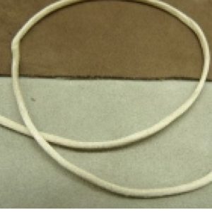 LOT DE 3 METRES RUBAN QUEUE DE RAT CREME LEGEREMENT SATINE 2.5 mm