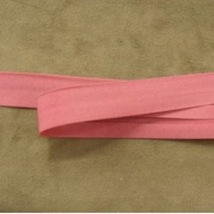 LOT DE 5 METRES RUBAN BIAIS- 20 mm INTERIEUR /10 - 10 mm- COTON - ROSE FUCHSIA