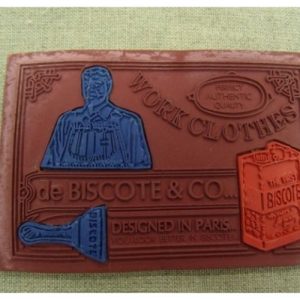 écusson thermocollant- caoutchouc multicolore, largeur 9,5cm sur hauteur 6,5cm