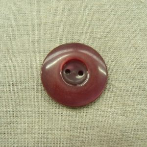 bouton acrylique bordeaux,31 mm,de belle qualité