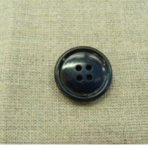 bouton acrylique marine,22 mm,de belle qualité