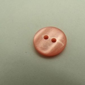LOT DE 6 boutons acrylique à 2 trous 14 mm