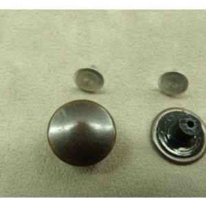 BOUTON JEAN 'S CUIVRE VIEILLIT,17 MM,vendu par LOT de 2 pièces