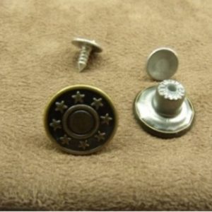 BOUTON JEAN 'S BRONZE,15 mm,vendu par LOT de 2 pièces