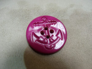 BOUTON ANCRE MARINE-ROSE FUSCHIA