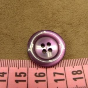bouton acrylique violet ,effet nacré, 22 mm,de belle qualité