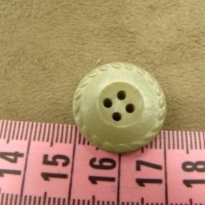 bouton acrylique beige à 4 trous, 20 mm, de belle qualité