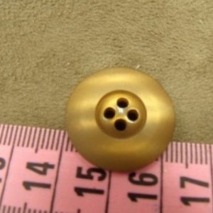 bouton acrylique beige à 4 trous, 22 mm, de belle qualité