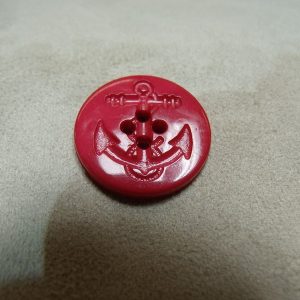BOUTON ANCRE MARINE- ROUGE