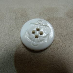 BOUTON ANCRE MARINE-BLANC
