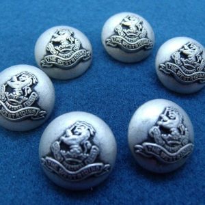 bouton métal argent 18 mm, vendu par 6