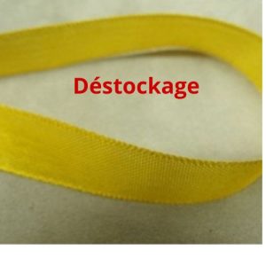 Déstockage Ruban Extra Fort Jaune Citron 15 mm – Lot de 5 m ou 20 m