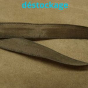 déstockage RUBAN EXTRA FORT MARRON 15 MM – vendu par lot de 5 m ou 20 m