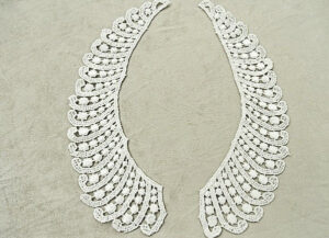 COL GUIPURE BLANC