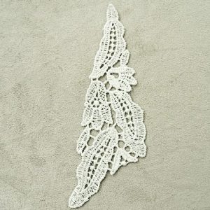 INCRUSTATION GUIPURE BLANC