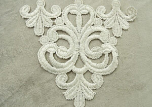INCRUSTATION GUIPURE BLANC