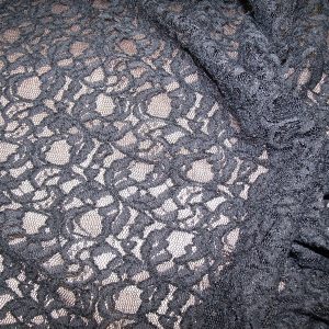 DENTELLE DE CALAIS-170cm- NOIR