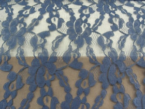 DENTELLE DE CALAIS-150cm- BLEU