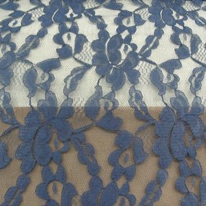 DENTELLE DE CALAIS-150cm- BLEU