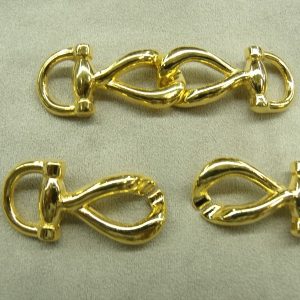 BOUCLE doré METAL
