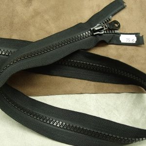 FERMETURE SÉPARABLE-75 cm- NOIR