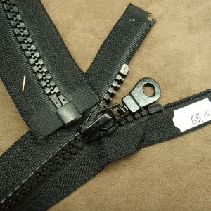 FERMETURE SÉPARABLE-65 cm- NOIR