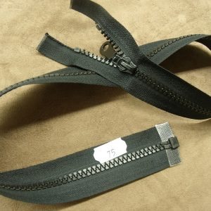 FERMETURE SÉPARABLE-75 cm- NOIR