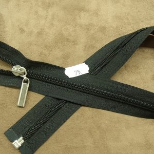 FERMETURE SÉPARABLE-75 cm- NOIR