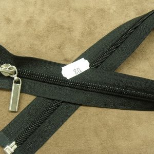 FERMETURE SÉPARABLE-75 cm- NOIR