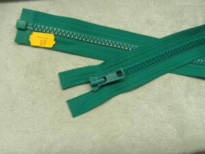 FERMETURE SEPARABLE-55 cm- VERT