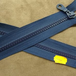 FERMETURE SÉPARABLE-55 cm- BLEU FONCE