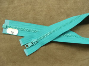 FERMETURE SÉPARABLE-50 cm- BLEU TURQUOISE