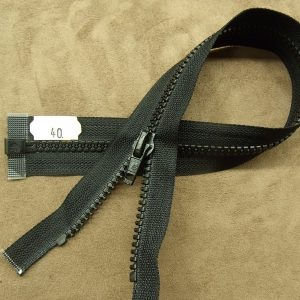 FERMETURE SÉPARABLE-40 cm- NOIR