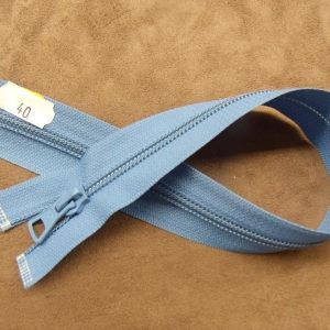FERMETURE SÉPARABLE-40 cm- BLEU