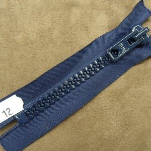 FERMETURE METALIQUE- 12 cm- BLEU MARINE