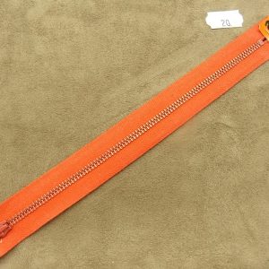 FERMETURE METALIQUE- 20 cm- ROUGE