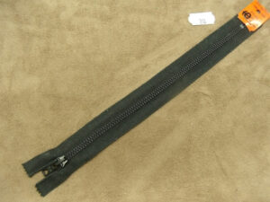 FERMETURE METALIQUE- 20 cm- NOIR