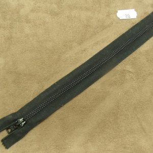FERMETURE METALIQUE- 20 cm- NOIR