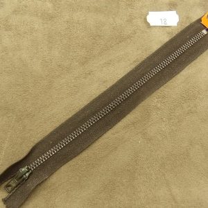 FERMETURE METALIQUE-18 cm- MARRON FONCE