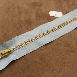 FERMETURE METALIQUE-15 cm- BLEU