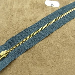 FERMETURE METALIQUE-15 cm- BLEU
