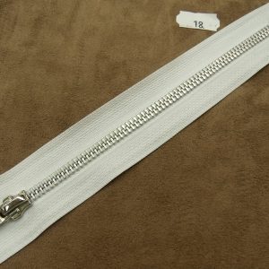 FERMETURE METALIQUE-18 cm- BLANCHE
