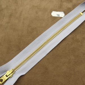 FERMETURE METALIQUE-18 cm- PARME CLAIR