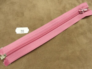 FERMETURE SEPARABLE- 20 cm- ROSE